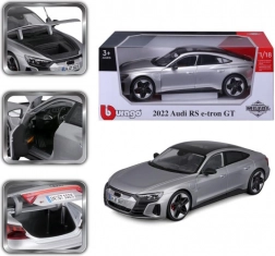 Kovový model BBURAGO 1:18 AUDI RS e-tron GT – stříbrný