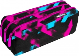 Školní pouzdro se 3 zipy Line Girl