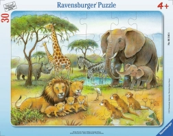 Ravensburger puzzle Africká zvířata 30 dílků