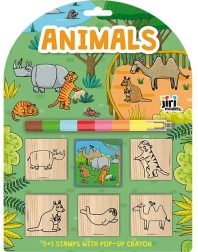 Razítková sada Zvířata s voskovkou