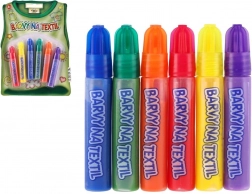 Creatoys barvy na textil – sada fixů