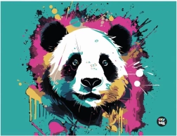 Ubrus do výtvarné výchovy 65 × 50 cm – panda