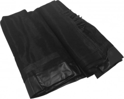 Ochranná síť SKYRAMIZ k zahradní trampolíně 305 cm, 6 tunelů – Černá