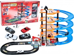 Parkovací garáž se silničním okruhem a autíčky