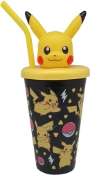 Dětský bidon Pokémon 450 ml s brčkem KiDS Licensing