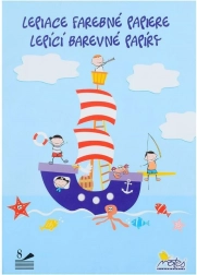 Samolepicí barevné papíry A4 – 8 listů