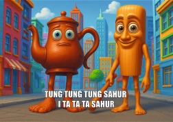 Trefl puzzle BrainRots: Tung Tung Sahur 200 dílků