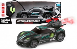 Závodní RC auto Toys for Boys s kouřovým výfukem a LED podsvícením