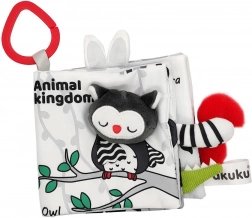 Dětská senzorická kontrastní knížka Akuku zvířátka