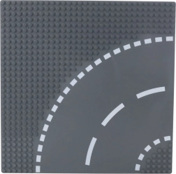 Konstrukční deska silnice zatáčka 26x26 cm