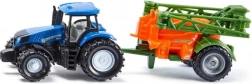siku traktor s postřikovačem – kovový model