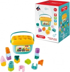 Vědro se sortérem a kostkami