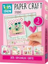 Kreativní sada na výrobu přáníček Srdce