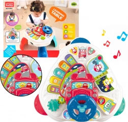 Interaktivní vzdělávací stůl s volantem