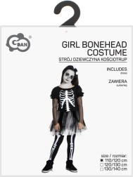 Dívčí kostým kostlivec 110–120 cm