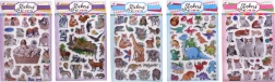 Samolepky se zvířátky – mix variant