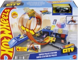 hot wheels city super policejní stanice se smyčkou
