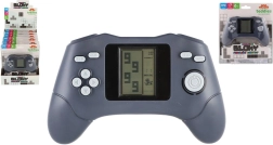 Digitální kapesní konzole s padajícími kostkami a LCD displejem