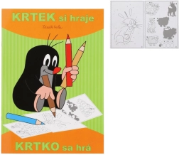 Omalovánky s aktivitami A4 Krtek si hraje