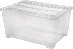 Plastový úložný box s víkem HEIDRUN TexBox 150 l