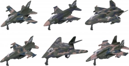 Kovovo-plastová stíhačka 12 cm na zpětný chod