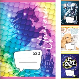 sešit a5, 20 listů – linkovaný 12 mm