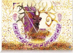 Puzzle Jelen pro štěstí 300 dílků