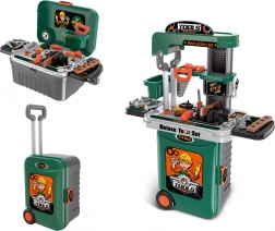 Dětský kufřík na nářadí se stolkem 38 cm