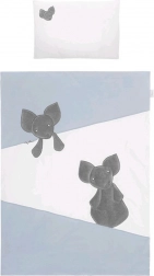Pětidílná sada do postýlky Belisima Mouse z bavlny
