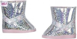 Baby Born zimní stříbrné kotníkové boty pro panenku 43 cm