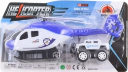 Helikoptéra s autem na setrvačník plast