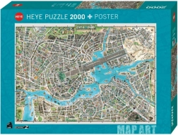 Puzzle HEYE 2000 dílků – město hudby