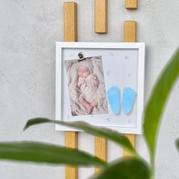 Fotorámeček pro miminko s 3D odlitkem – pro holčičku