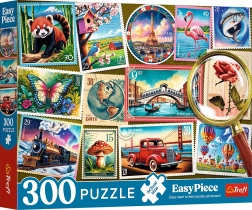 puzzle 300 easypiece – poštovní známky trefl