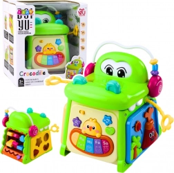 Interaktivní vzdělávací kostka Krokodýl