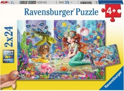 Ravensburger puzzle Mořské panny 2×24 dílků