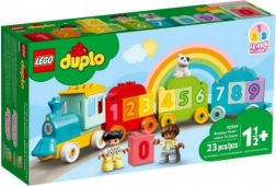 lego duplo vlak s čísly – učení počítání
