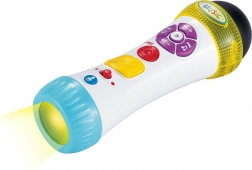 Mikrofon se světelnými efekty a měničem hlasu