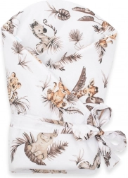 Dětská zavinovačka New Baby Safari 80 × 80 cm