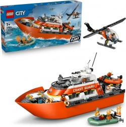LEGO City záchranný člun pobřežní hlídky a vrtulník