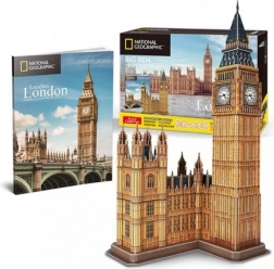 3D puzzle NATIONAL GEOGRAPHIC: Big Ben, 94 dílků – CUBICFUN