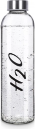 Skleněná láhev na vodu 700 ml se šroubovacím víčkem