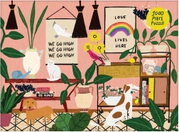 Puzzle Tady žije láska 1000 dílků GALISON