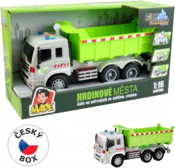 Nákladní auto na setrvačník se světlem a zvukem