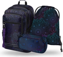 Set školní potřeby Cubic Zen: Batoh, Penál a Sáček