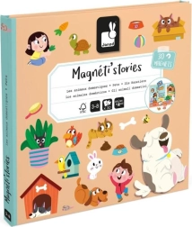 Janod magnetická kniha Domácí mazlíčci