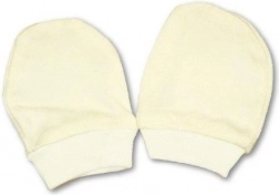 Bavlněné rukavičky pro novorozence s manžetou (0–6 m)