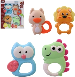 Elektronické chrastítko pro miminka, sada 4 ks