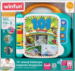 Edukační dvojjazyčná knížka 101 zvířat