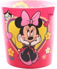 Růžový odpadkový koš Minnie Mouse pro děti